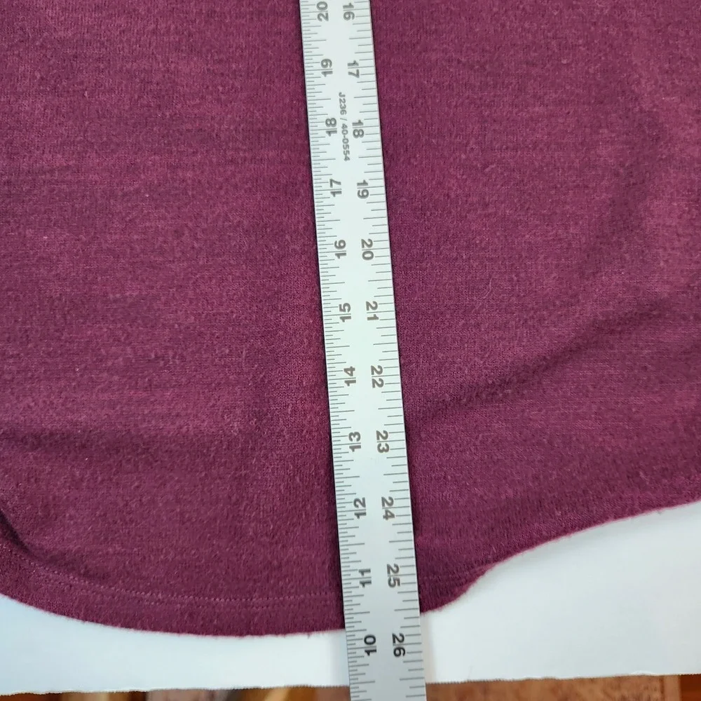 Rafaella Womens XLP‎ Petite  Cable Knit Sweater Burgundy Casual Soft Top NEW NWT